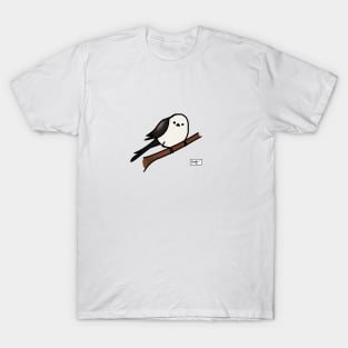 Long-Tailed Tit Doodle T-Shirt